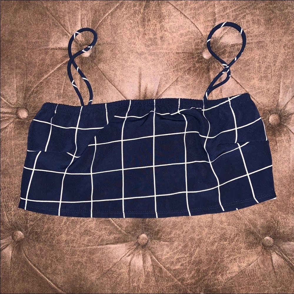 Two piece Navy & White 2 piece